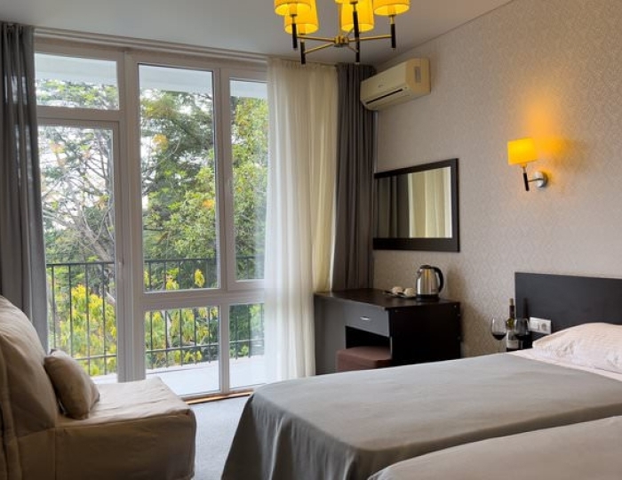 СТАНДАРТНЫЙ 2-МЕСТНЫЙ КОМФОРТ (С БАЛКОНОМ) - Отель «Жоэквара»