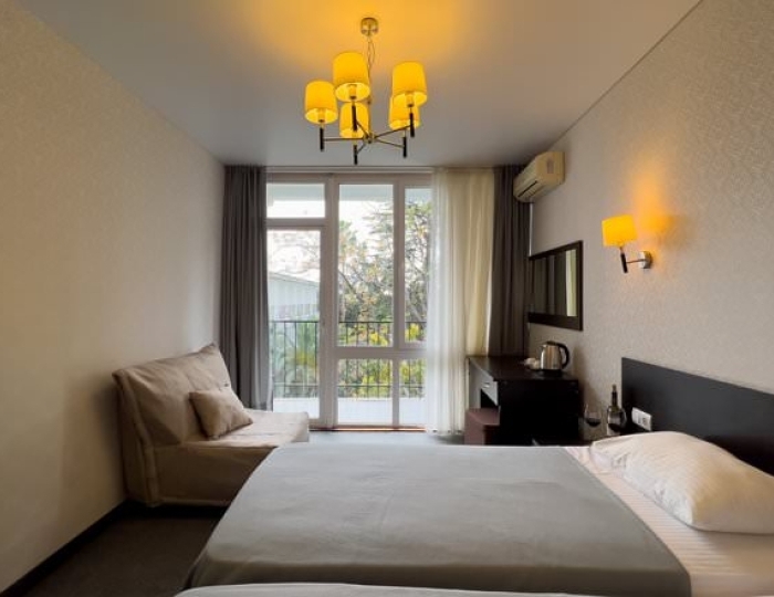 СТАНДАРТНЫЙ 2-МЕСТНЫЙ КОМФОРТ (С БАЛКОНОМ) - Отель «Жоэквара»