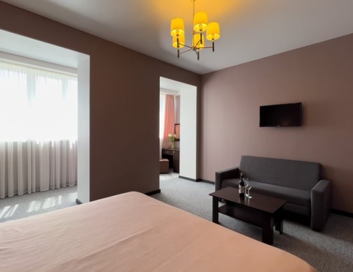 СТУДИЯ 2-МЕСТНЫЙ 1-КОМНАТНЫЙ (БЕЗ БАЛКОНА) - Отель «Жоэквара»