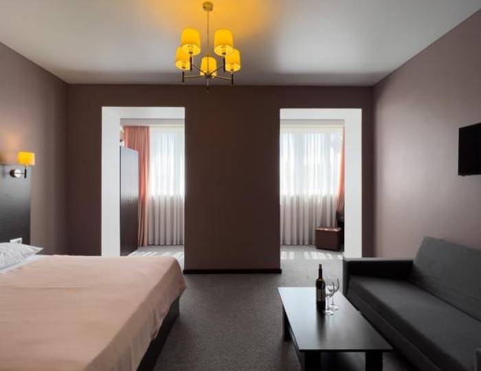 СТУДИЯ 2-МЕСТНЫЙ 1-КОМНАТНЫЙ (БЕЗ БАЛКОНА) - Отель «Жоэквара»