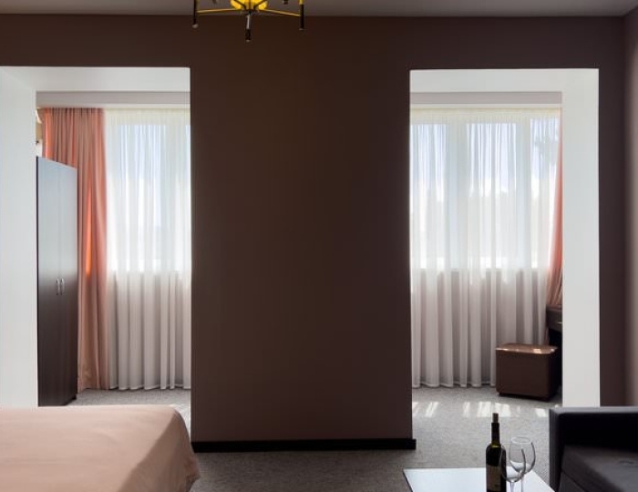 СТУДИЯ 2-МЕСТНЫЙ 1-КОМНАТНЫЙ (БЕЗ БАЛКОНА) - Отель «Жоэквара»