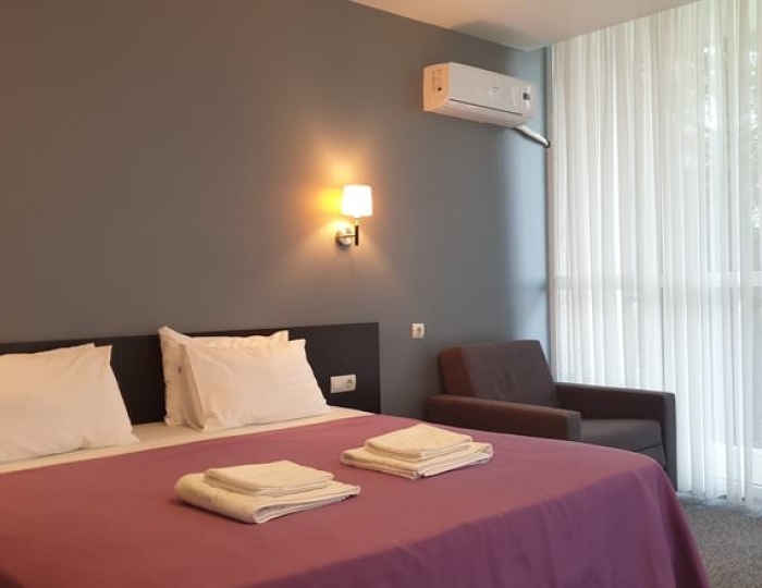 СТУДИЯ 2-МЕСТНЫЙ 1-КОМНАТНЫЙ (С БАЛКОНОМ) - Отель «Жоэквара»