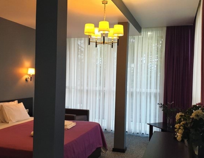 СТУДИЯ 2-МЕСТНЫЙ 1-КОМНАТНЫЙ (С БАЛКОНОМ) - Отель «Жоэквара»