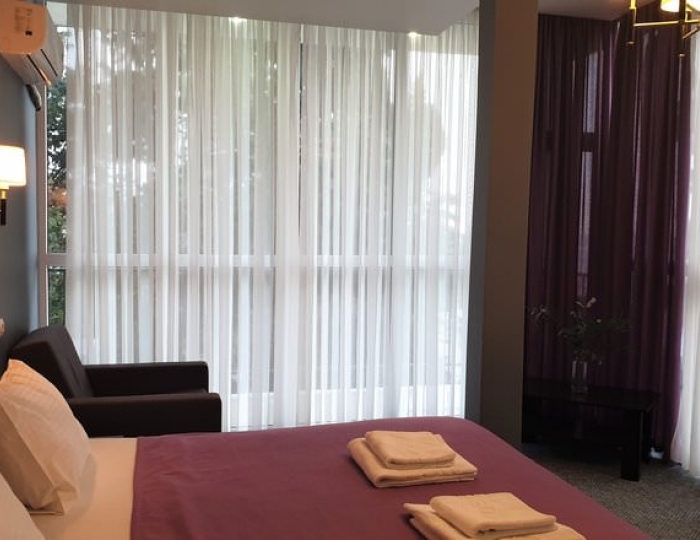 СТУДИЯ 2-МЕСТНЫЙ 1-КОМНАТНЫЙ (С БАЛКОНОМ) - Отель «Жоэквара»