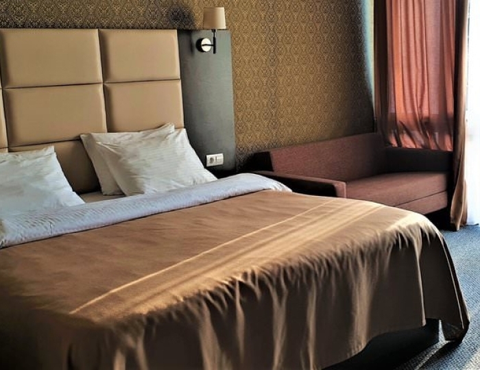 СТУДИЯ 2-МЕСТНЫЙ 1-КОМНАТНЫЙ (С БАЛКОНОМ) - Отель «Жоэквара»